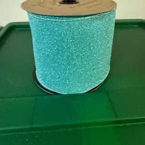 Sparkling Blue Glitter Ribbon for Parties